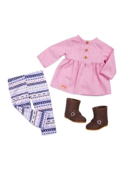 صورة دمية تزلج على الجليد بطول 18 بوصة وقابلة للتحريك. 